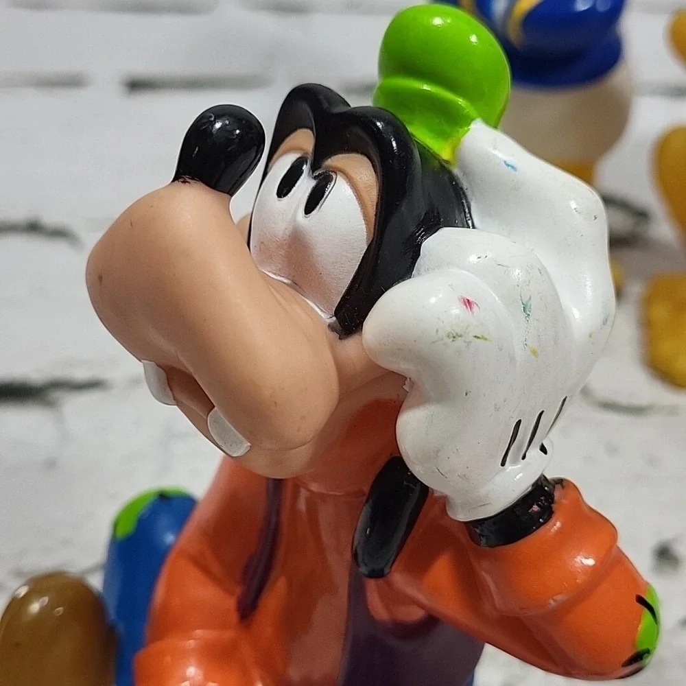Disney Bath Tub Float Toys Character Figural Lot Of 3 Goofy Donald‎ Pluto